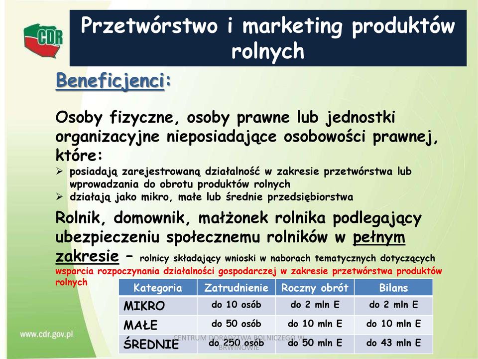 ubezpieczeniu społecznemu rolników w pełnym zakresie rolnicy składający wnioski w naborach tematycznych dotyczących wsparcia rozpoczynania działalności gospodarczej w zakresie