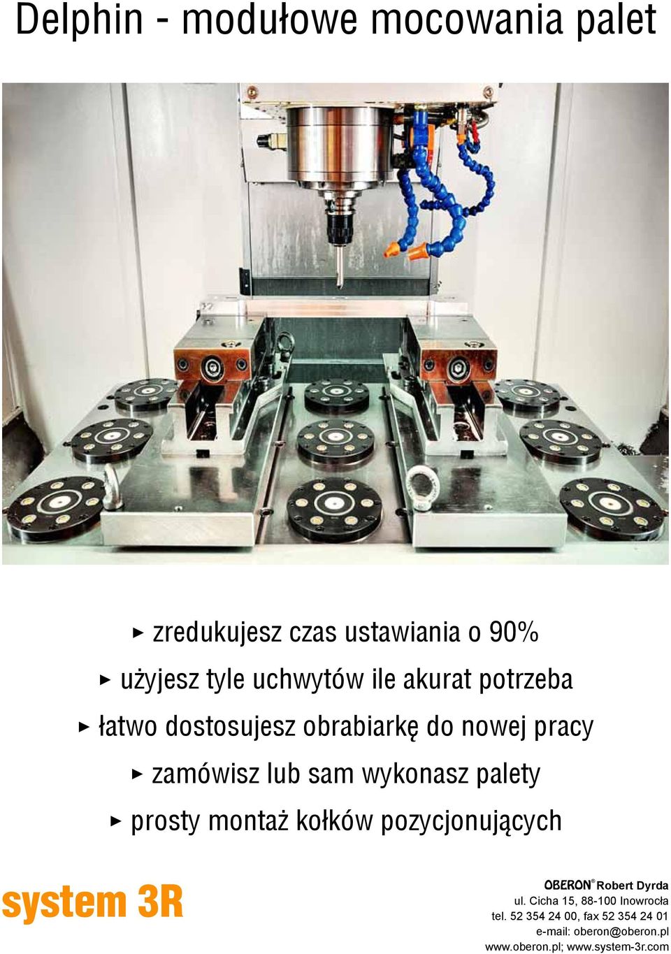 prosty montaż kołków pozycjonujących system 3R OBERO Robert Dyrda ul.