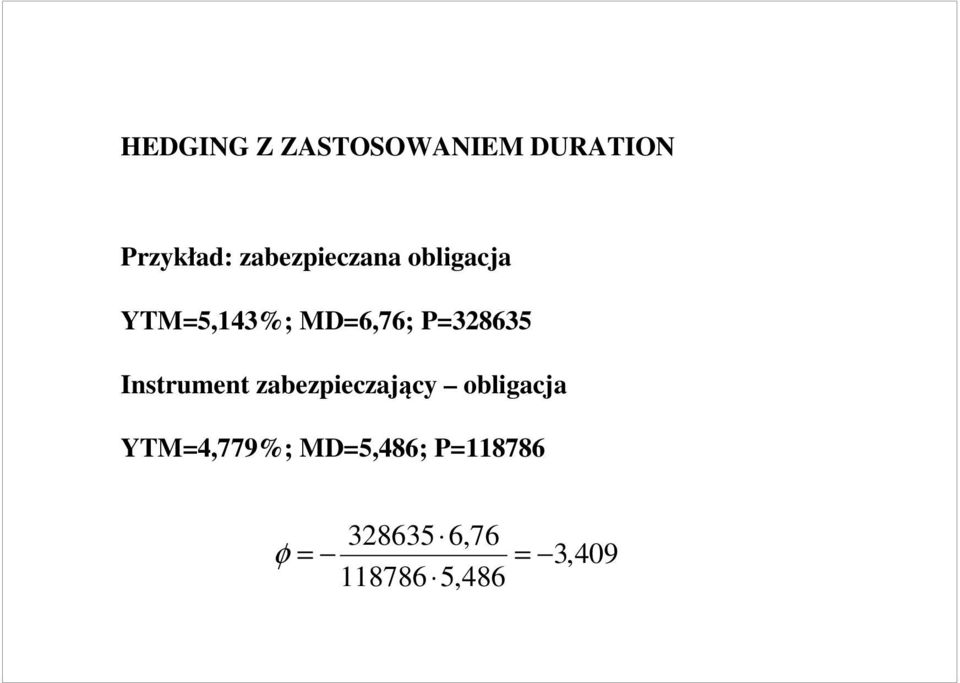 P=328635 Instrument zabezpieczający obligacja