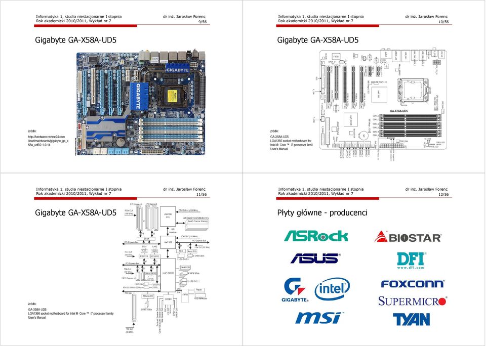 com /load/mainboards/gigabyte_ga_x 58a_ud5/2-1-0-14 GA-X58A-UD5 LGA1366 socket motherboard for Intel Core i7 processor family User's