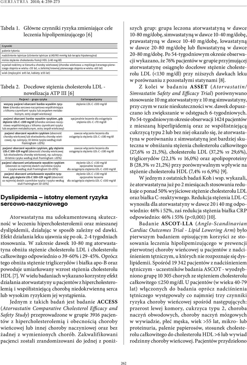 mieszanej dyslipidemii, działając w sposób zależny od dawki. Efekt działania leku ujawnia się po ok. 2-4 tygodniach stosowania.