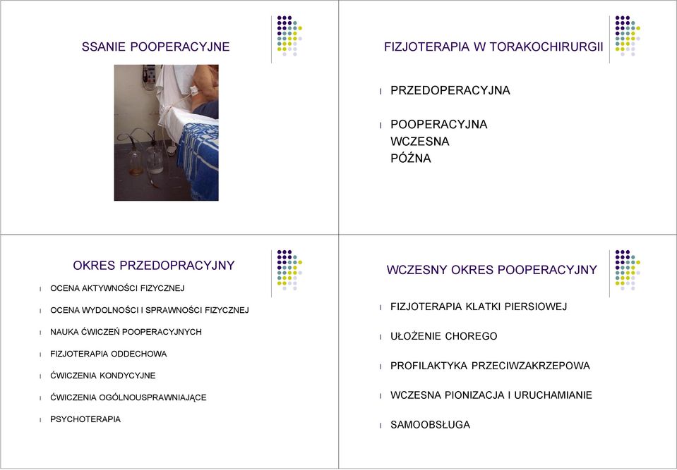 FIZJOTERAPIA KLATKI PIERSIOWEJ NAUKA ĆWICZEŃ POOPERACYJNYCH FIZJOTERAPIA ODDECHOWA ĆWICZENIA KONDYCYJNE