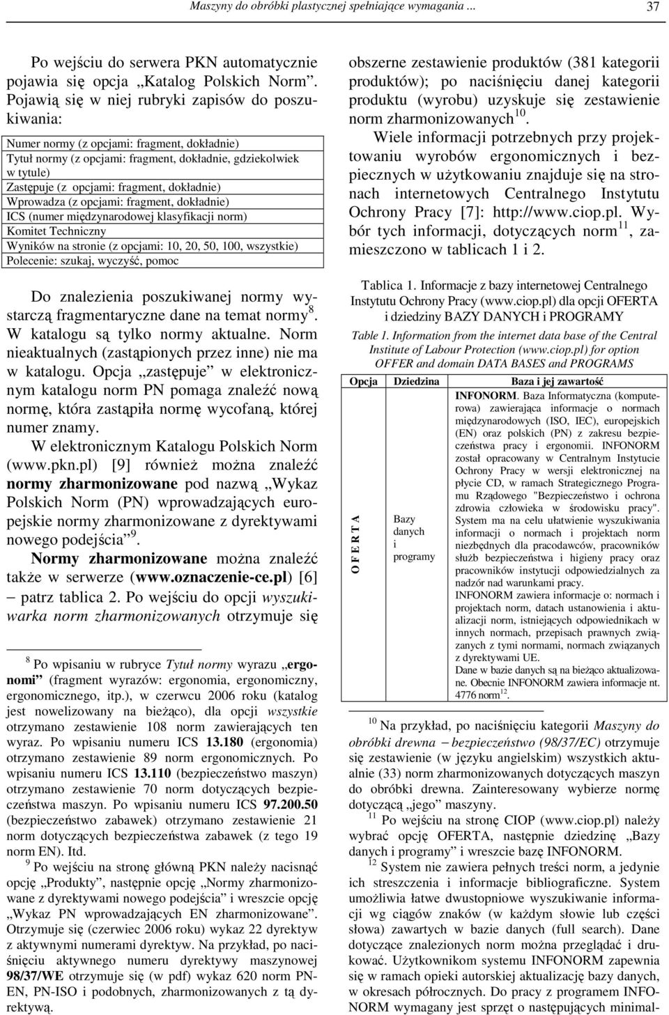 dokładnie) Wprowadza (z opcjami: fragment, dokładnie) ICS (numer międzynarodowej klasyfikacji norm) Komitet Techniczny Wyników na stronie (z opcjami: 10, 20, 50, 100, wszystkie) Polecenie: szukaj,