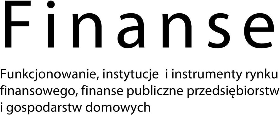 finansowego, finanse publiczne