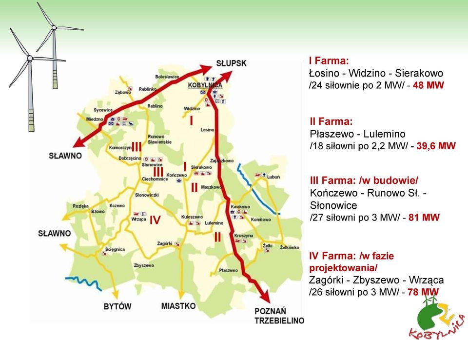 Farma: /w budowie/ Kończewo - Runowo Sł.