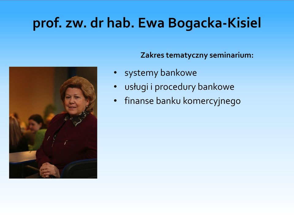 bankowe usługi i procedury