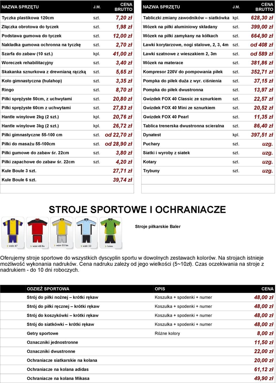 2, 3m od 589 zł Woreczek rehabilitacyjny 3,40 zł Wózek na materace 381,86 zł Skakanka sznurkowa z drewnianą rączką 5,65 zł Kompresor 220V do pompowania piłek 352,71 zł Koło gimnastyczna (hulahop)