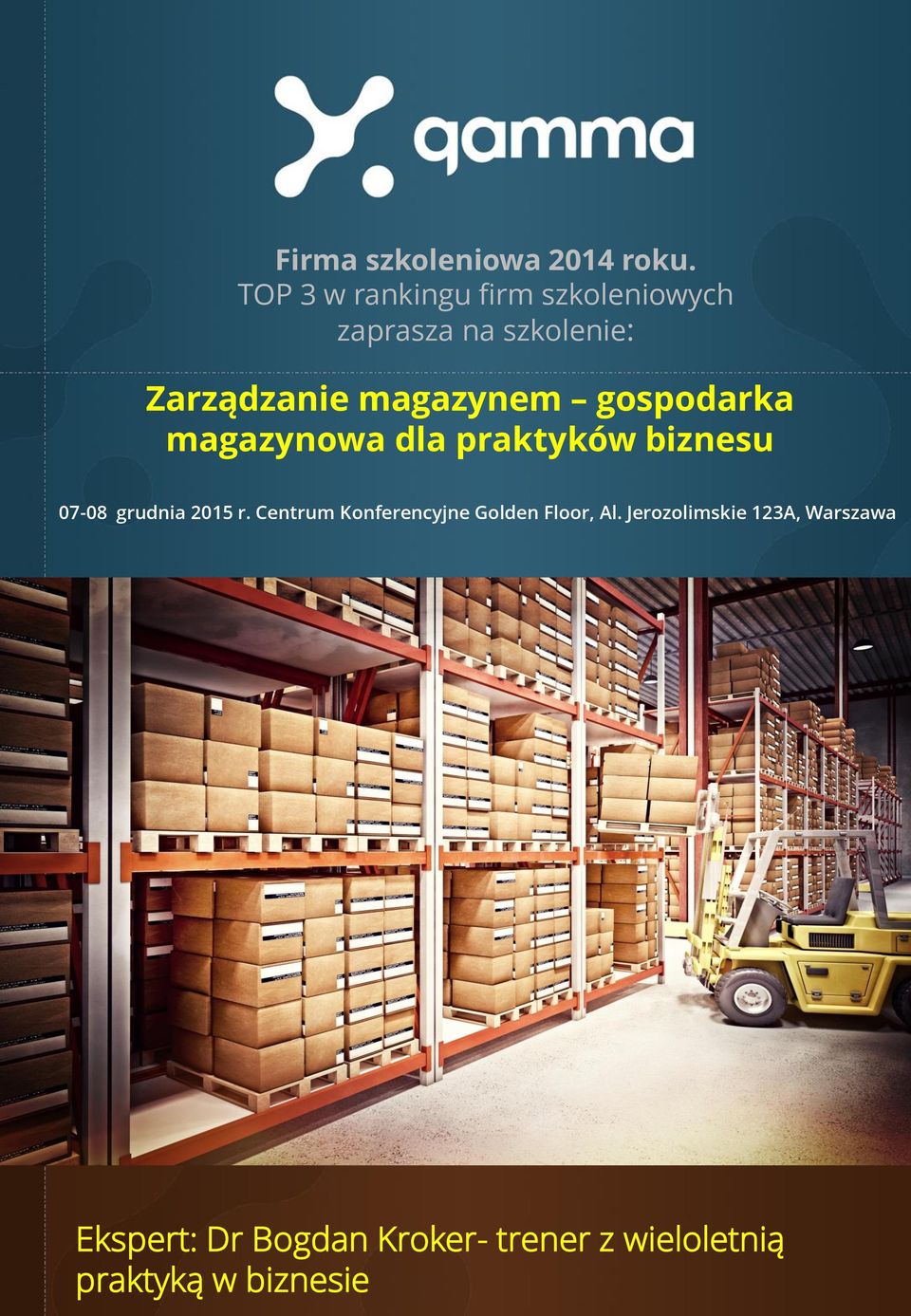 szkolenie: Zarządzanie magazynem gospodarka magazynowa