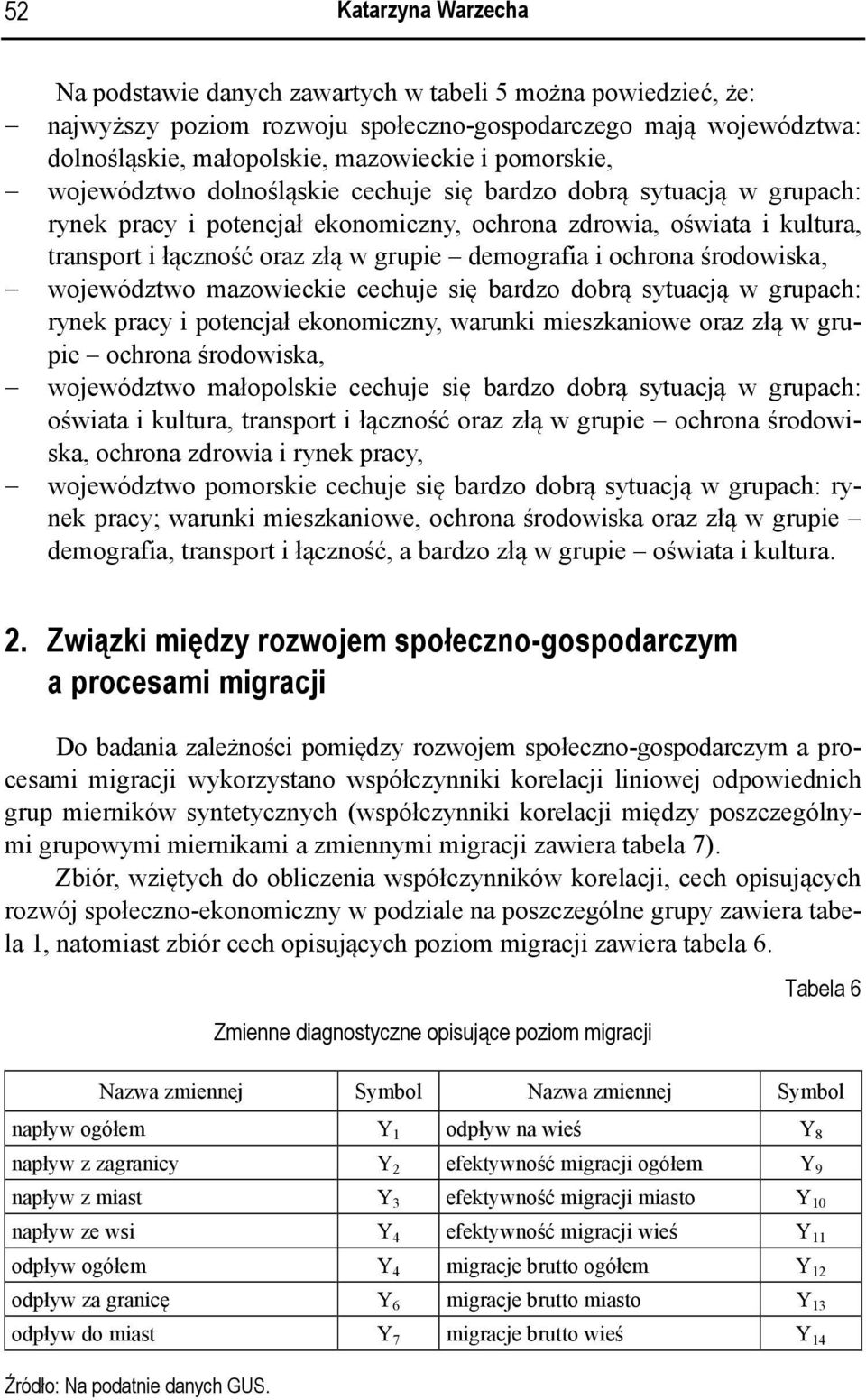 demografia i ochrona środowiska, województwo mazowieckie cechuje się bardzo dobrą sytuacją w grupach: rynek pracy i potencjał ekonomiczny, warunki mieszkaniowe oraz złą w grupie ochrona środowiska,