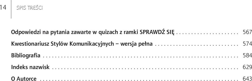 .. 567 Kwestionariusz Stylów Komunikacyjnych