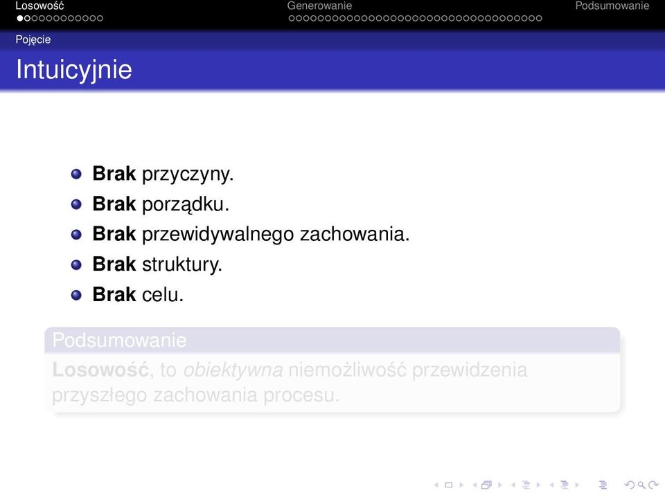 Brak celu.