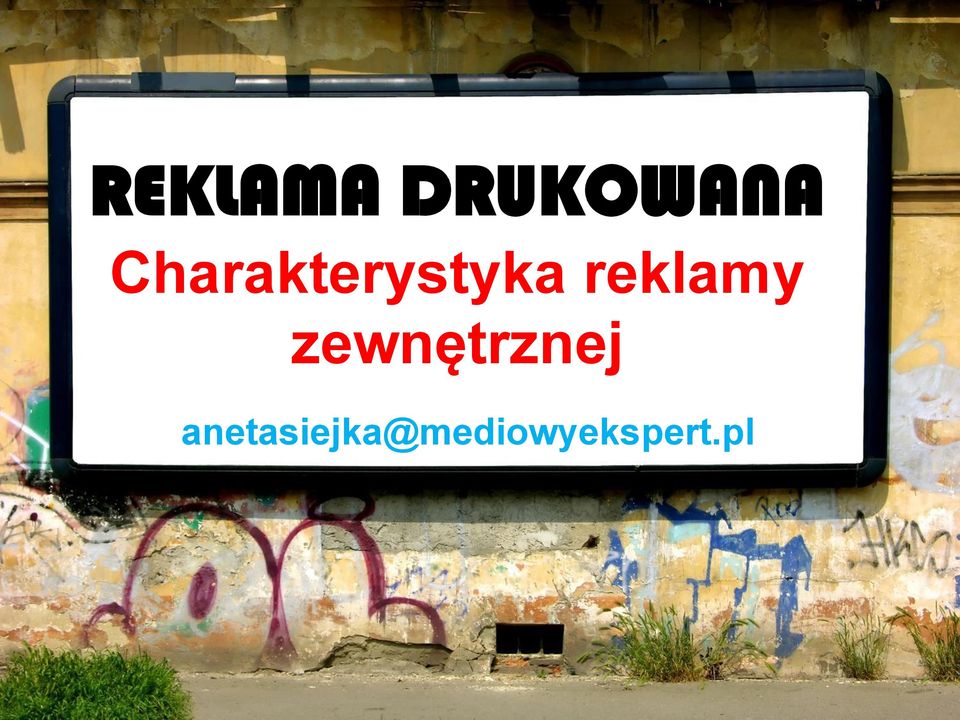 reklamy zewnętrznej