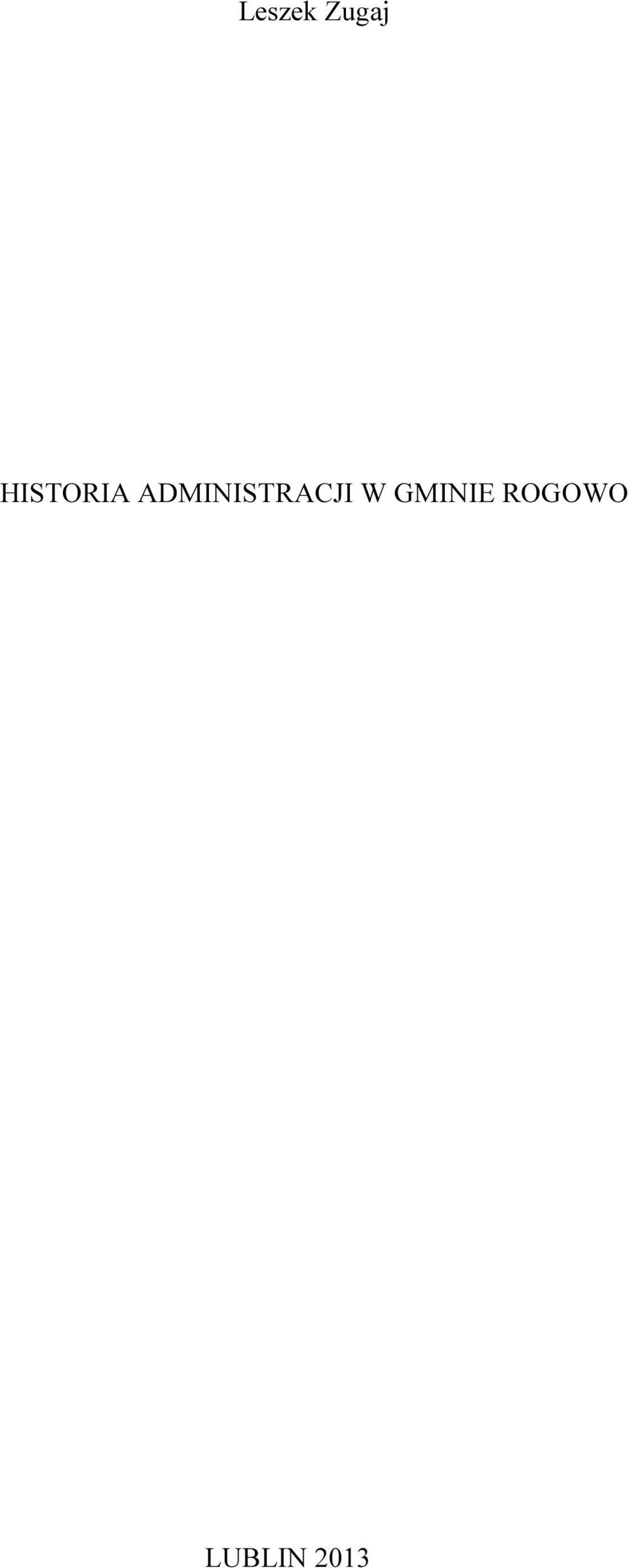 ADMINISTRACJI W