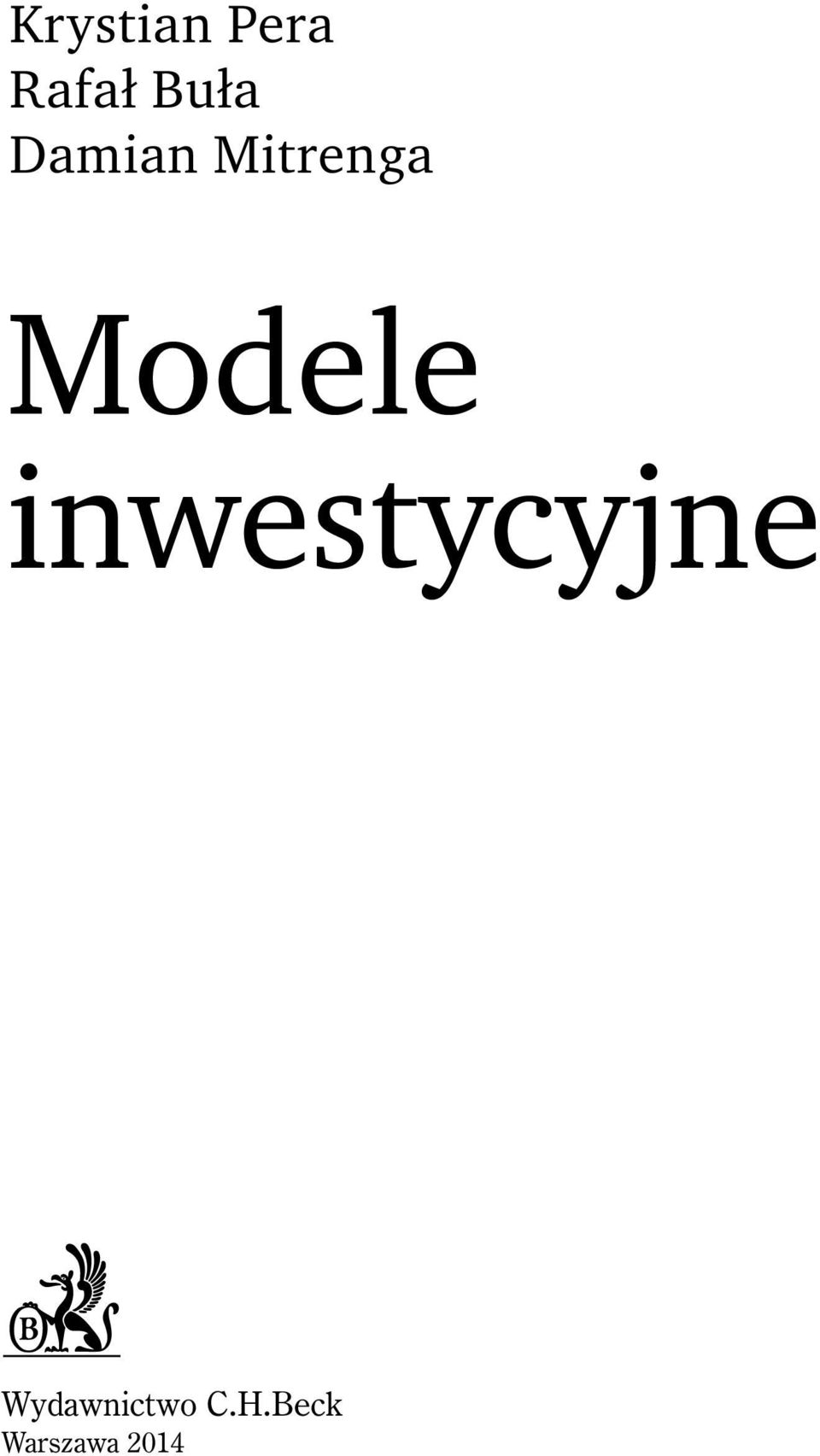 Modele inwestycyjne