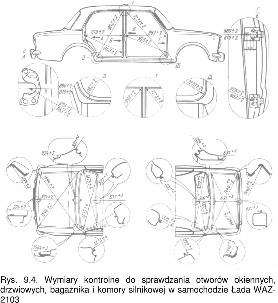 otworów okiennych, drzwiowych,