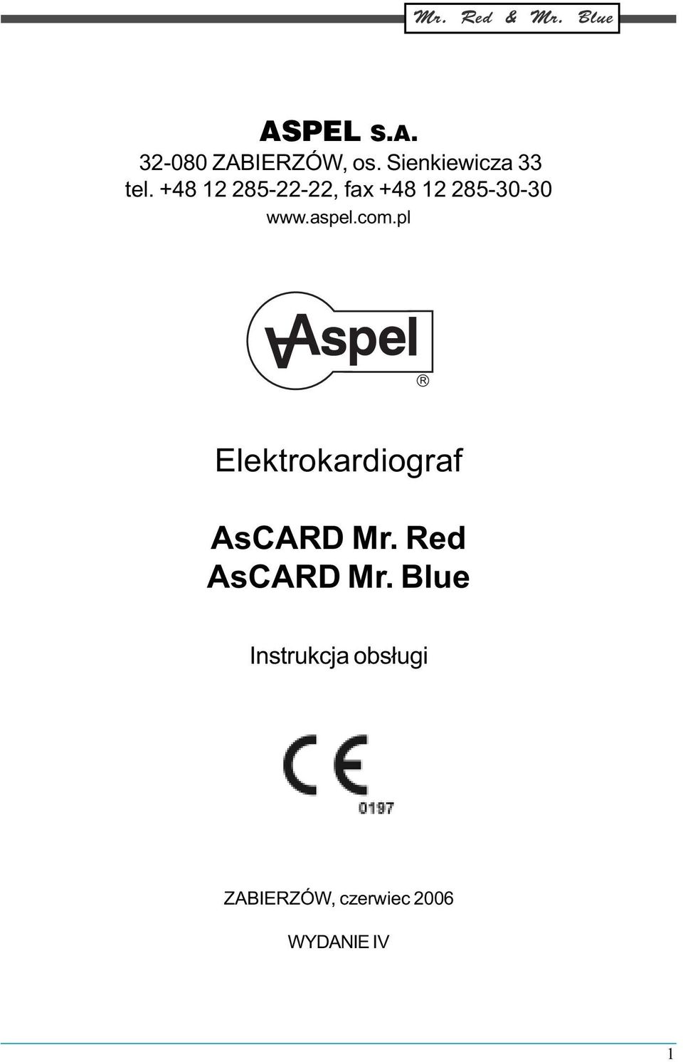 pl Elektrokardiograf AsCARD Mr. Red AsCARD Mr.