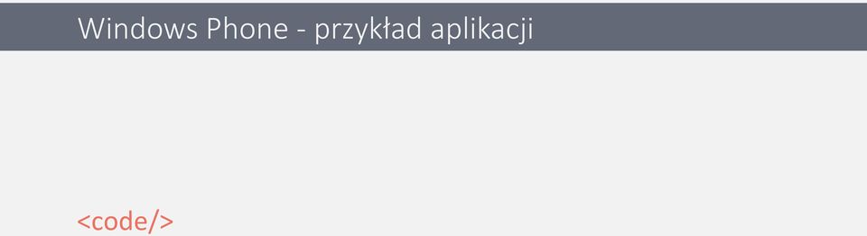 przykład