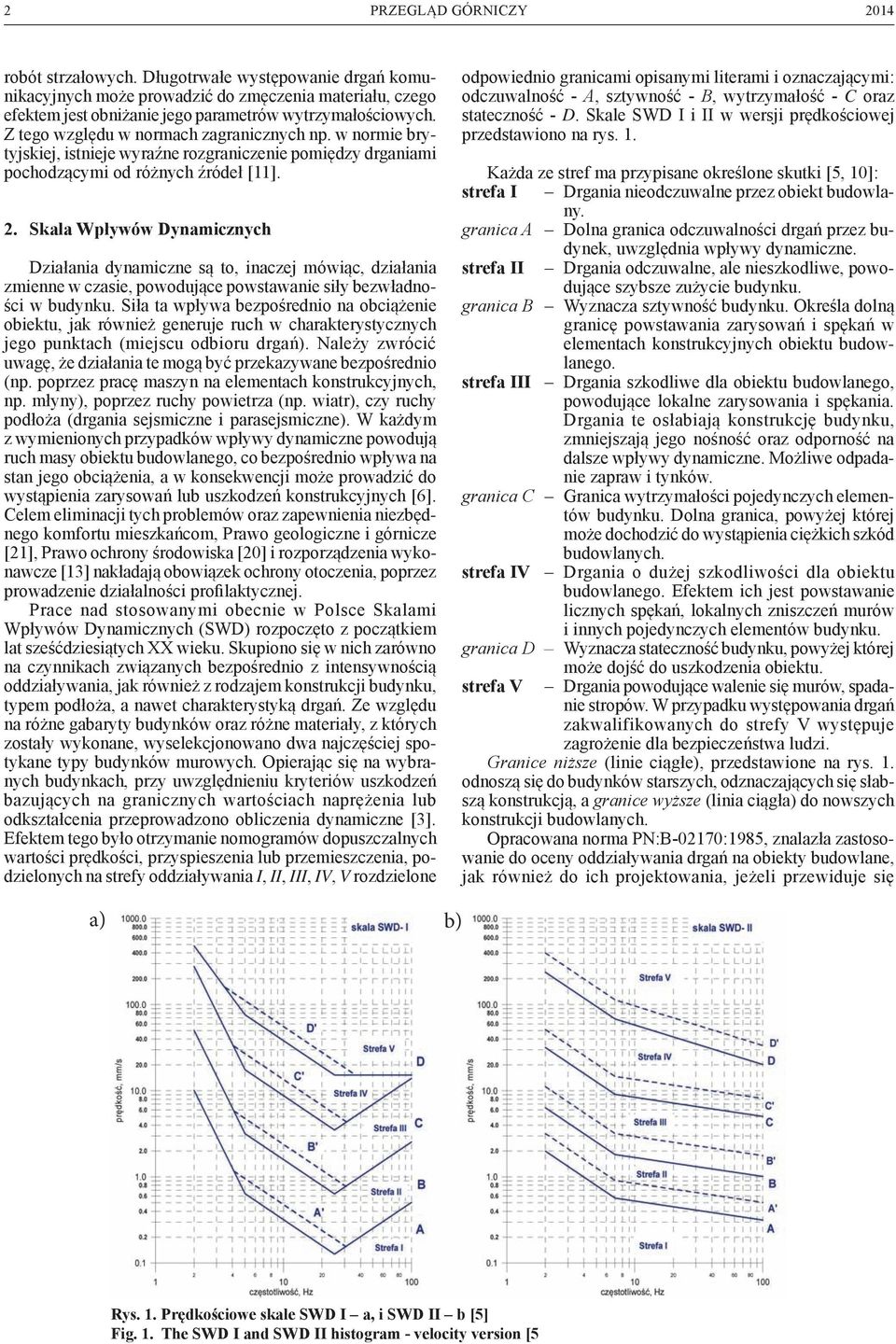 Skala Wpływów Dynamicznych Działania dynamiczne są to, inaczej mówiąc, działania zmienne w czasie, powodujące powstawanie siły bezwładności w budynku.