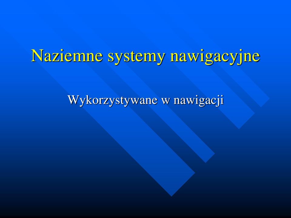 nawigacyjne