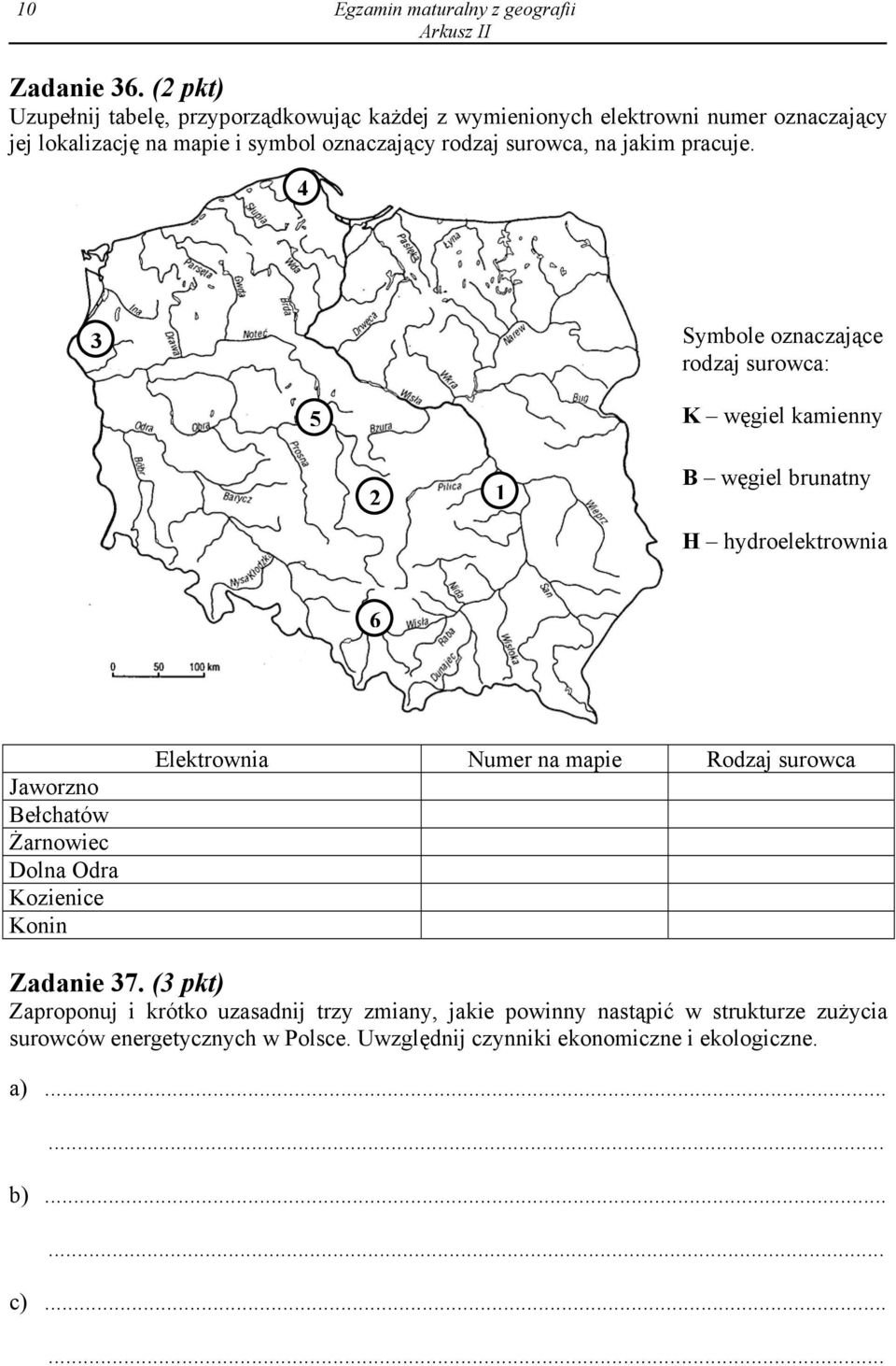 surowca, na jakim pracuje.