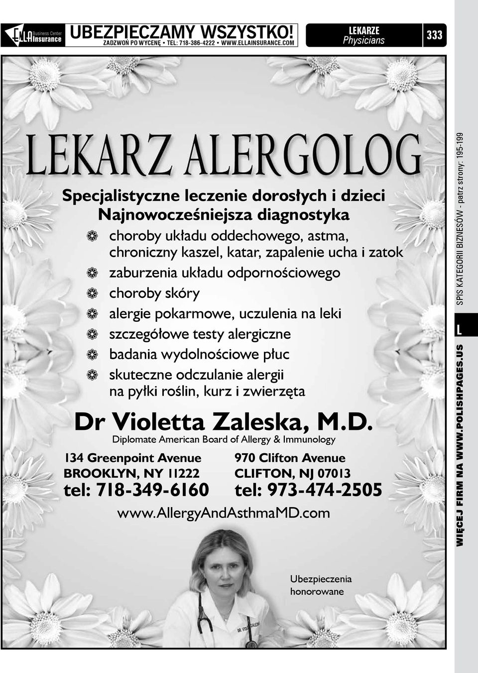 odpornościowego choroby skóry alergie pokarmowe, uczulenia na leki szczegółowe testy alergiczne badania wydolnościowe płuc skuteczne odczulanie alergii na pyłki roślin, kurz i zwierzęta Dr Violetta