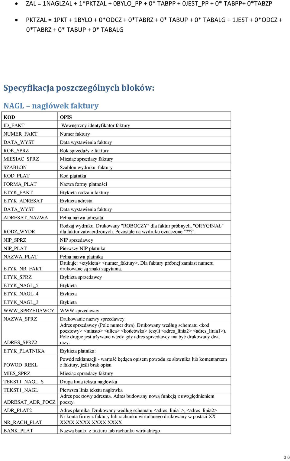 NIP_PLAT NAZWA_PLAT ETYK_NR_FAKT ETYK_SPRZ ETYK_NAGL_5 ETYK_NAGL_4 ETYK_NAGL_3 WWW_SPRZEDAWCY NAZWA_SPRZ ADRES_SPRZ2 ETYK_PLATNIKA POWOD_REKL MIES_SPRZ TEKST1_NAGL_S Wewnętrzny identyfikator faktury