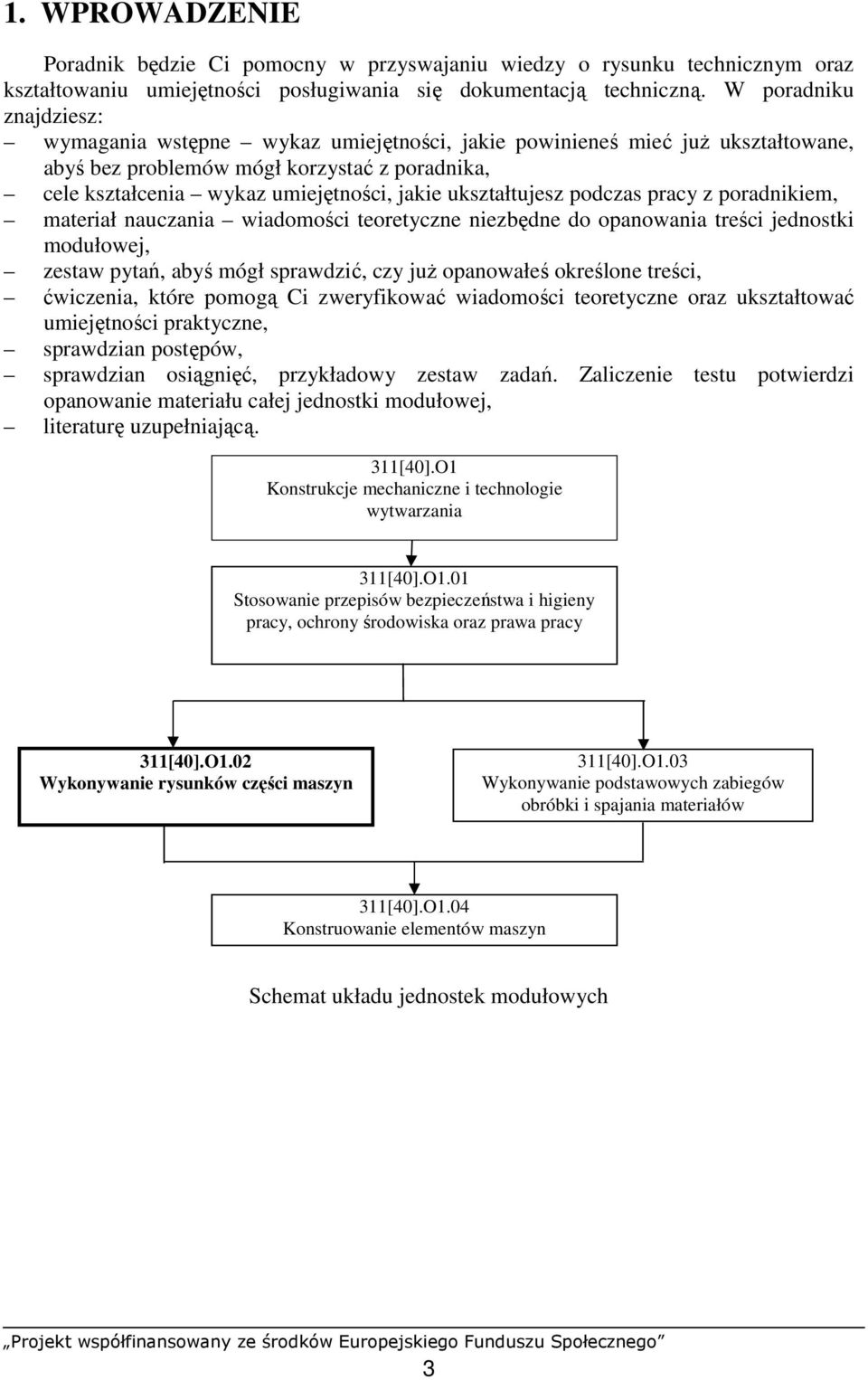 ukształtujesz podczas pracy z poradnikiem, materiał nauczania wiadomości teoretyczne niezbędne do opanowania treści jednostki modułowej, zestaw pytań, abyś mógł sprawdzić, czy juŝ opanowałeś