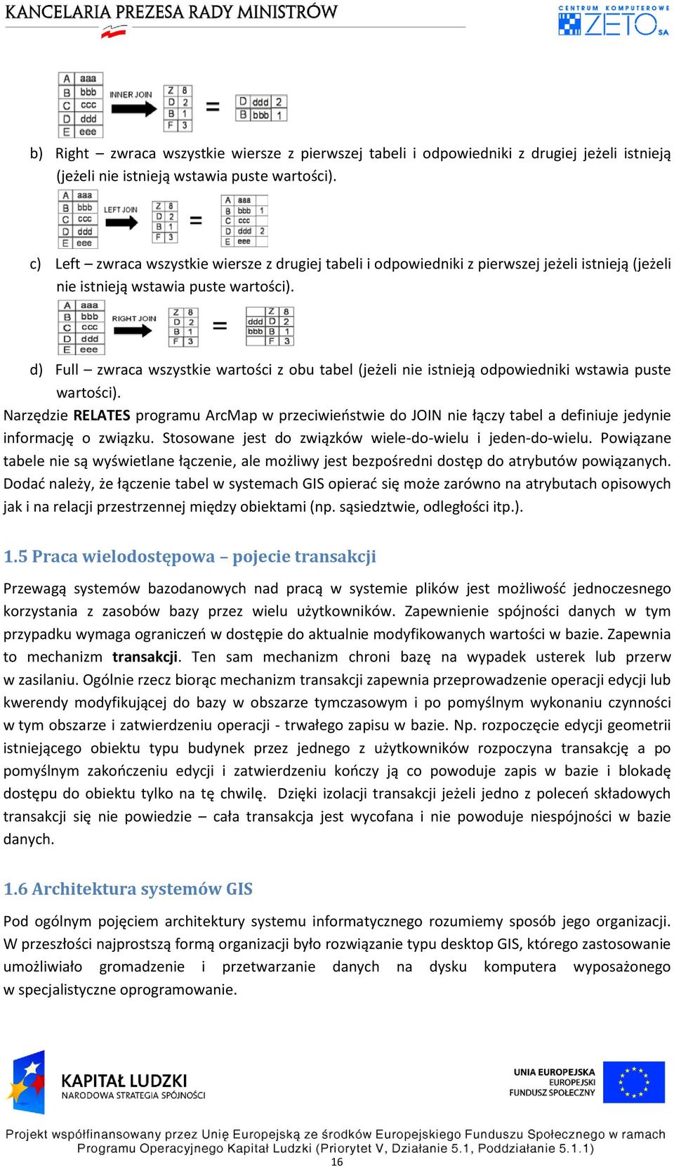 d) Full zwraca wszystkie wartości z obu tabel (jeżeli nie istnieją odpowiedniki wstawia puste wartości).