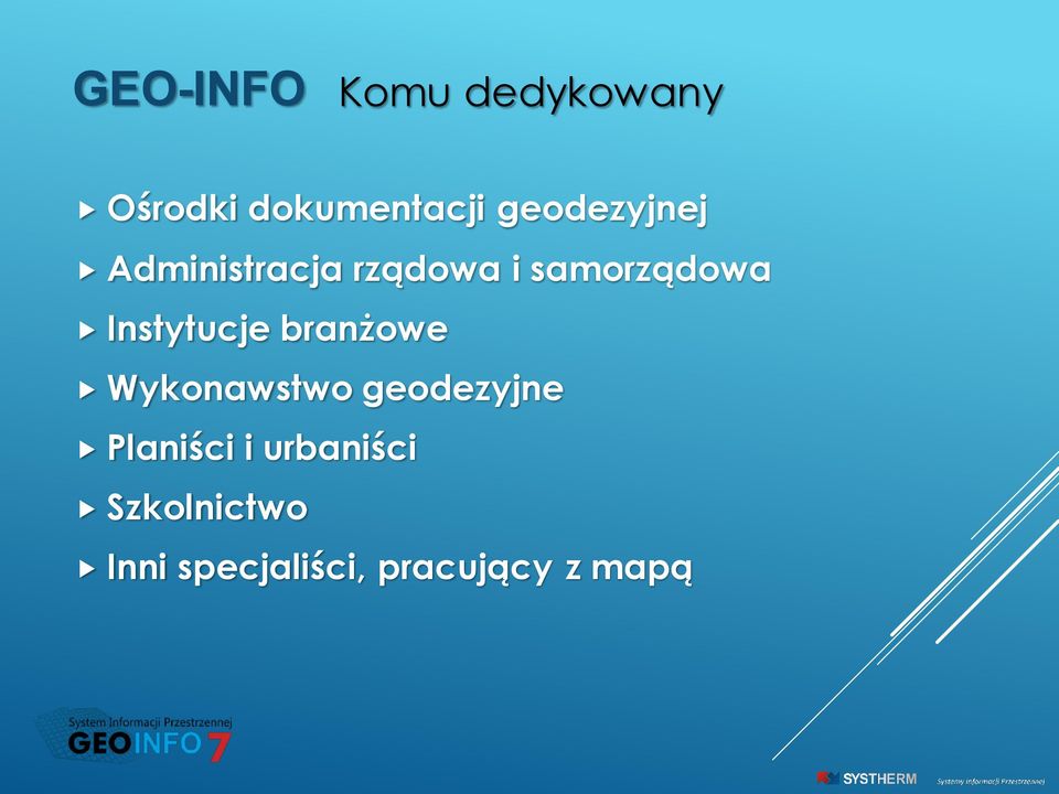 Instytucje branżowe Wykonawstwo geodezyjne