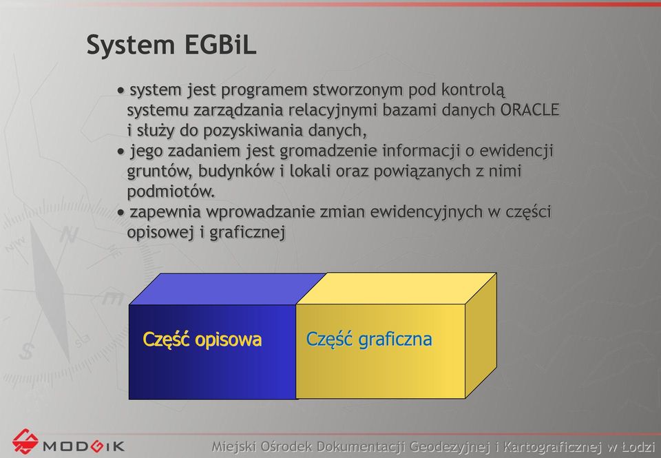 informacji o ewidencji gruntów, budynków i lokali oraz powiązanych z nimi podmiotów.