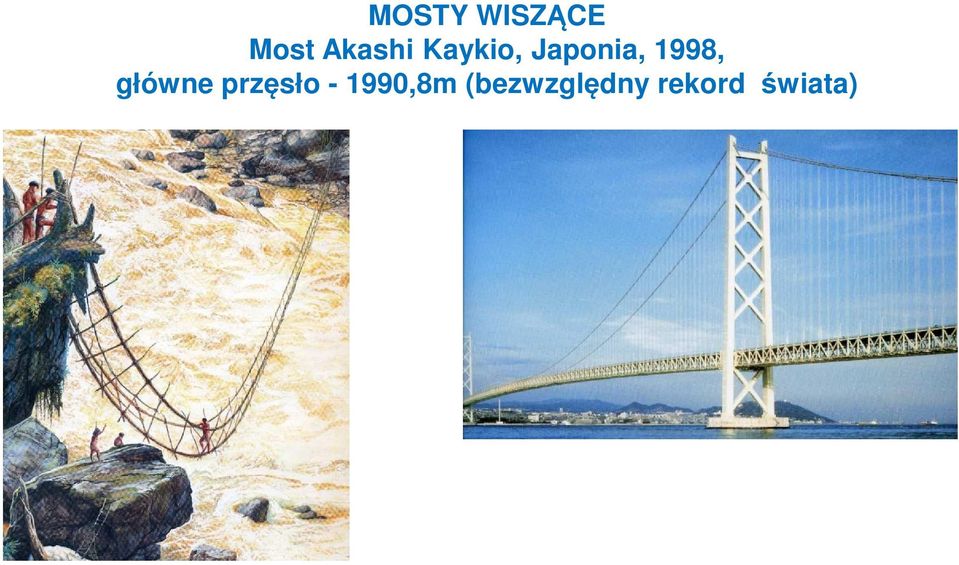 główne przęsło - 1990,8m