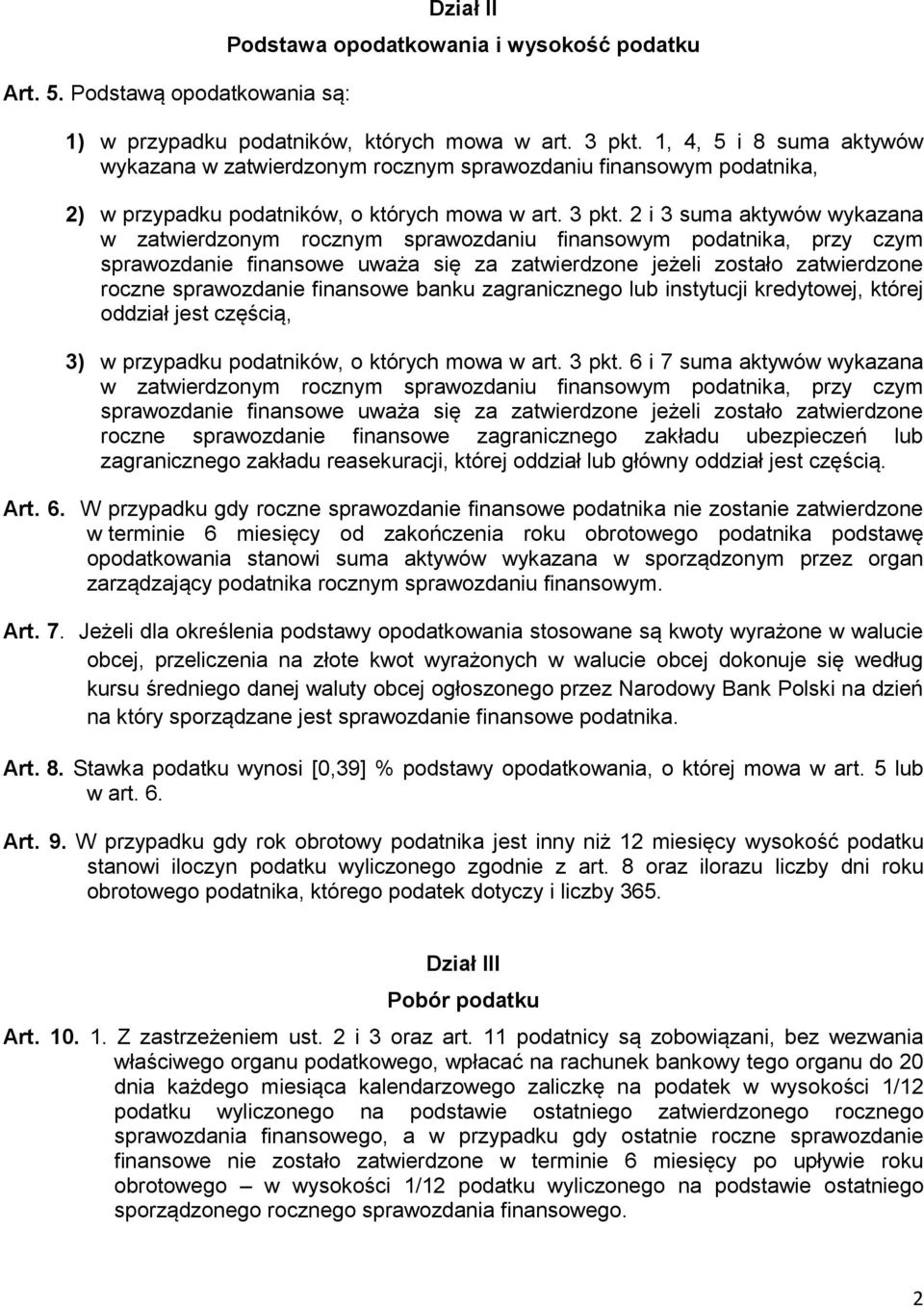 2 i 3 suma aktywów wykazana w zatwierdzonym rocznym sprawozdaniu finansowym podatnika, przy czym sprawozdanie finansowe uważa się za zatwierdzone jeżeli zostało zatwierdzone roczne sprawozdanie