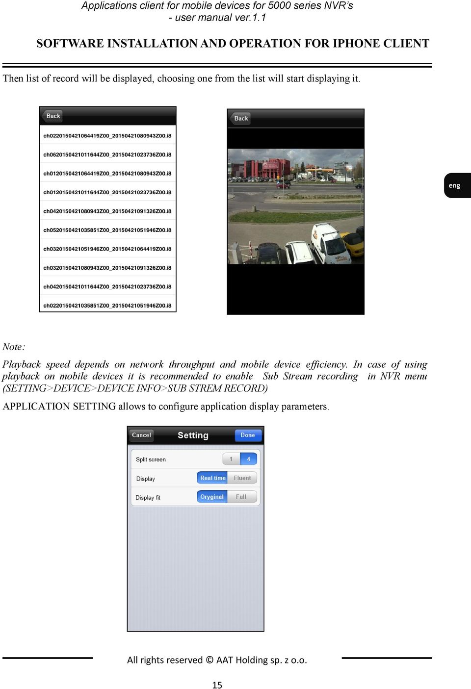 it. Note: Playback speed depends on network throughput and mobile device efficiency.