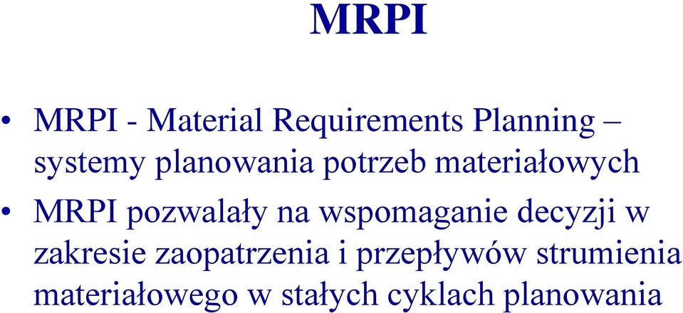 wspomaganie decyzji w zakresie zaopatrzenia i