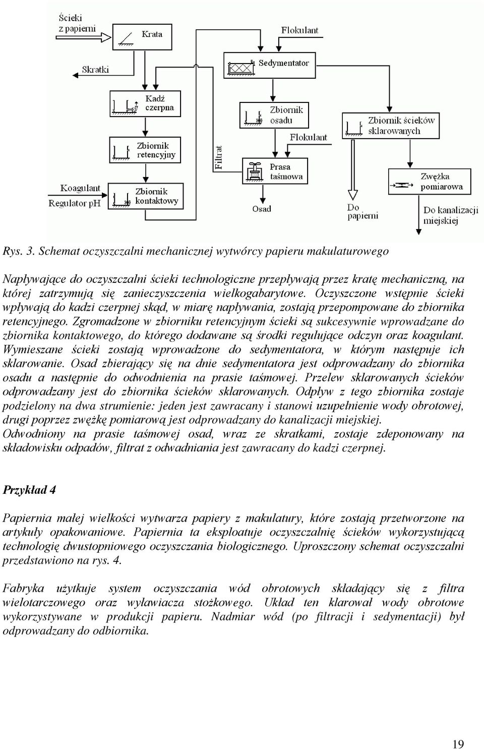 wielkogabarytowe. Oczyszczone wstępnie ścieki wpływają do kadzi czerpnej skąd, w miarę napływania, zostają przepompowane do zbiornika retencyjnego.