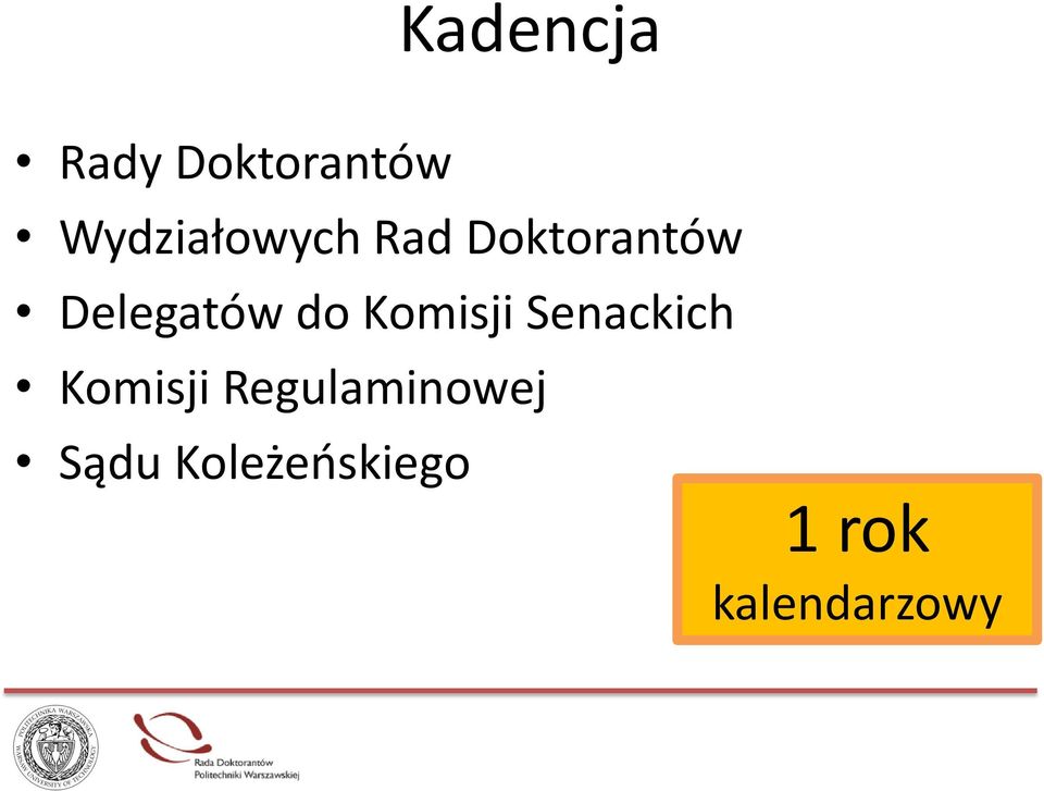 Delegatów do Komisji Senackich