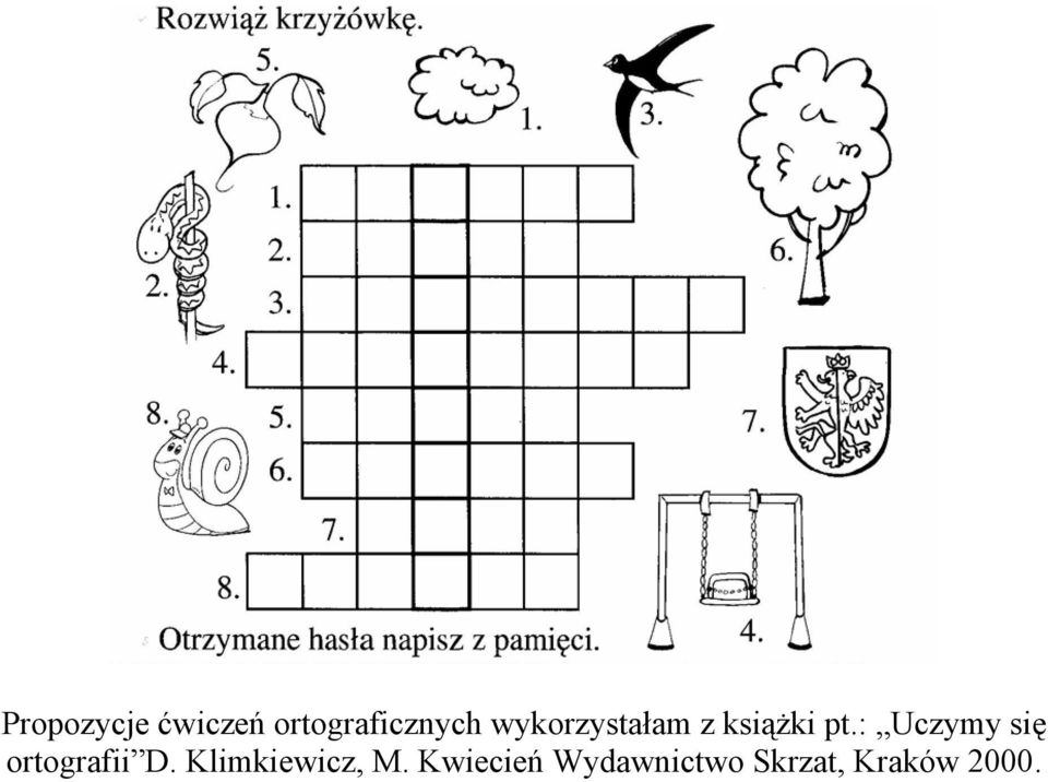 : Uczymy się ortografii D.