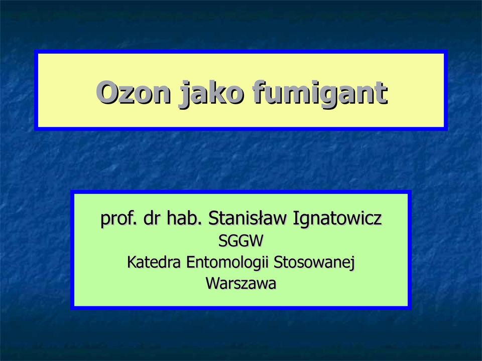 Stanisław Ignatowicz