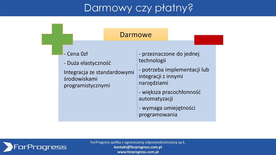 środowiskami programistycznymi - przeznaczone do jednej technologii -