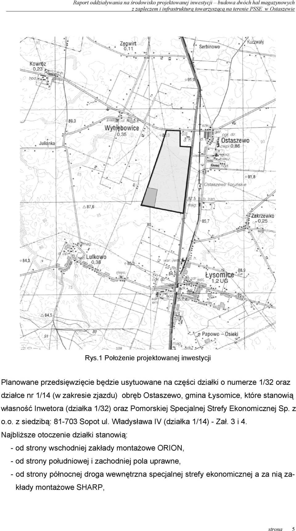 Władysława IV (działka 1/14) - Zał. 3 i 4.