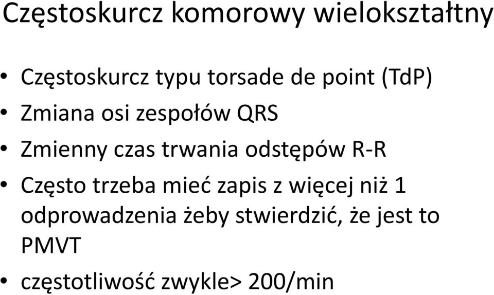 odstępów R-R Często trzeba mieć zapis z więcej niż 1