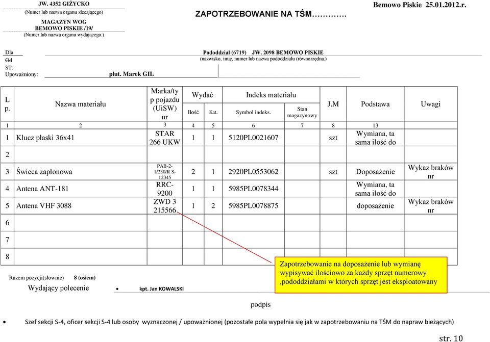 Symbol indeks.