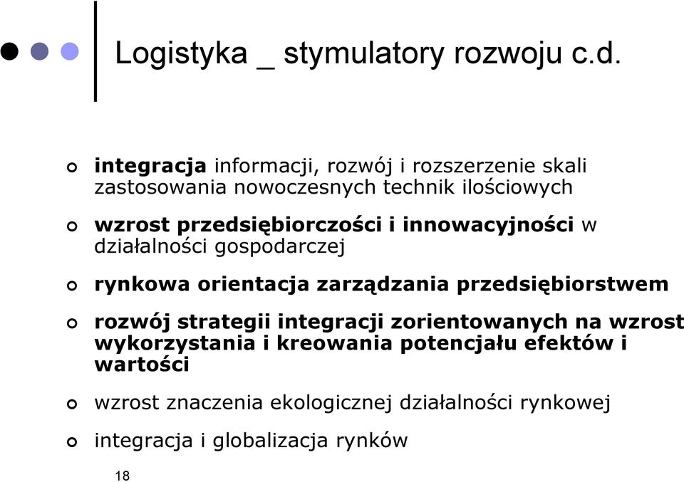 przedsiębiorczości i innowacyjności w działalności gospodarczej rynkowa orientacja zarządzania przedsiębiorstwem