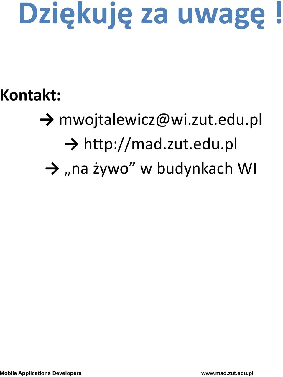 zut.edu.pl http://mad.
