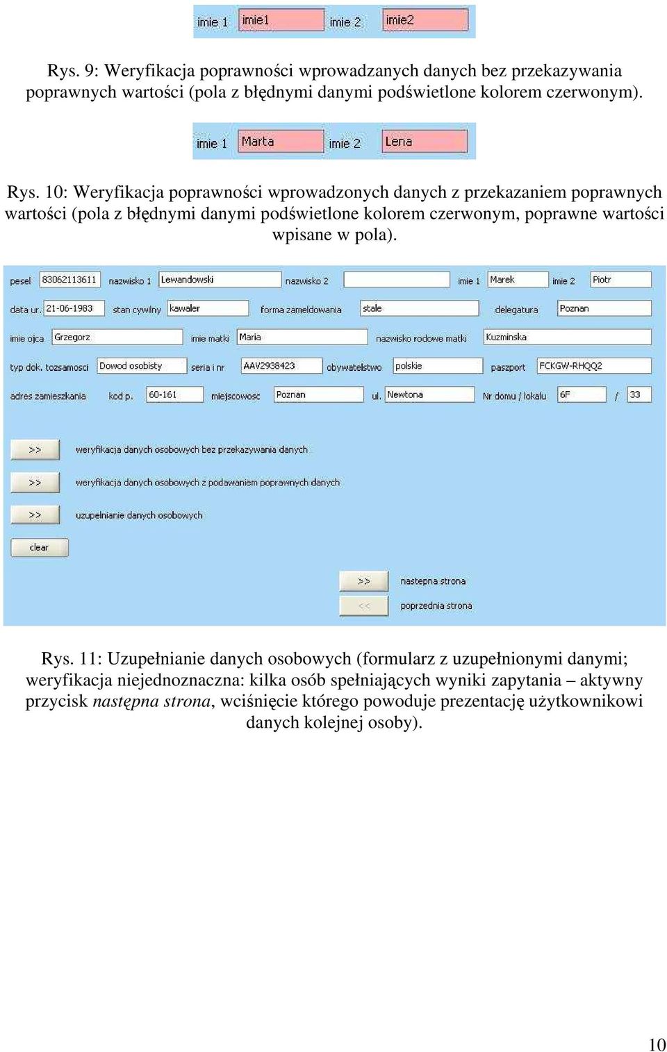 poprawne wartości wpisane w pola). Rys.