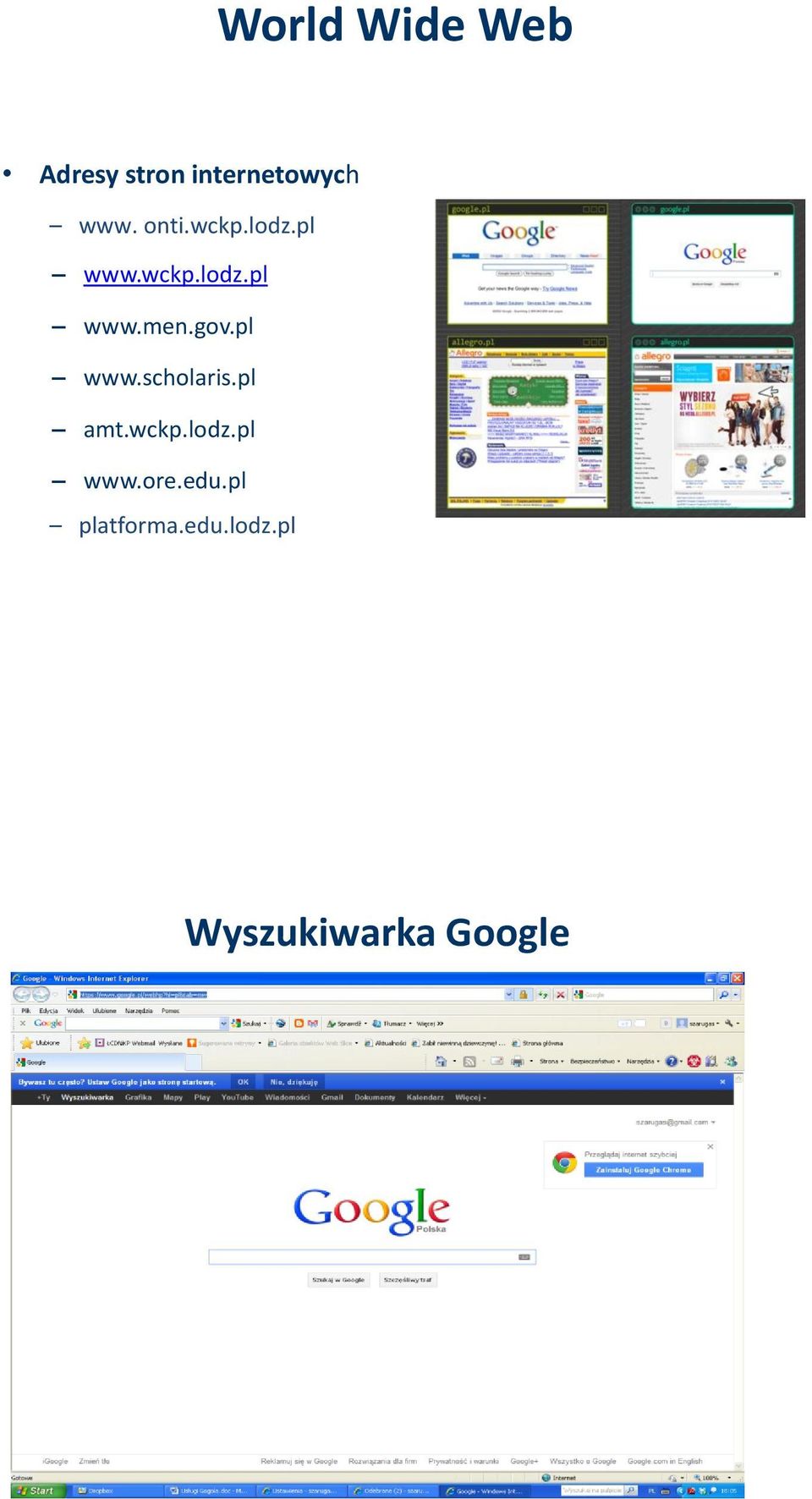 gov.pl www.scholaris.pl amt.wckp.lodz.pl www.ore.