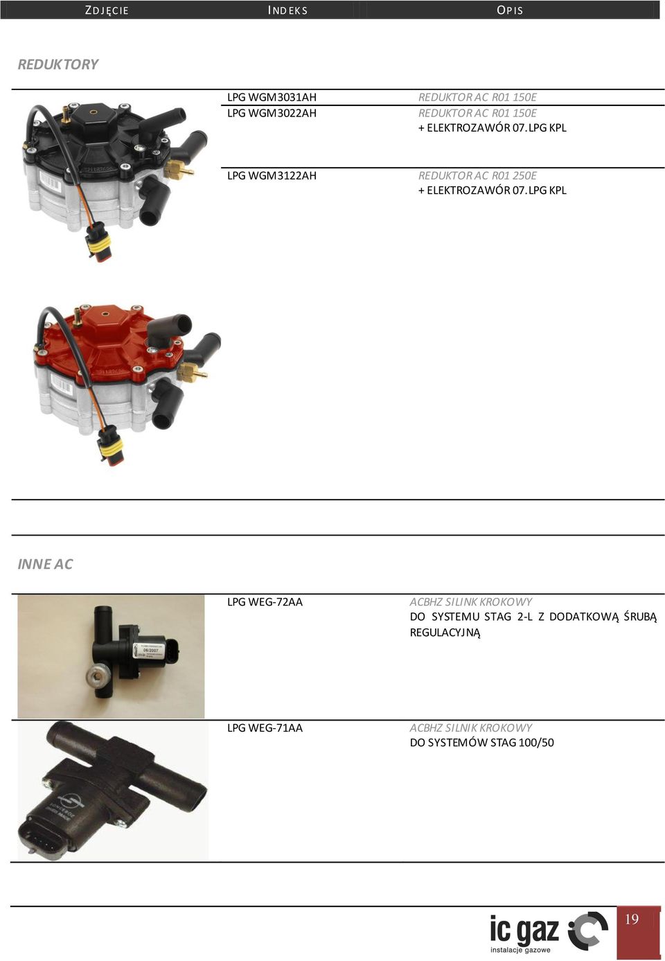 LPG KPL INNE AC LPG WEG-72AA ACBHZ SILINK KROKOWY DO SYSTEMU STAG 2-L Z