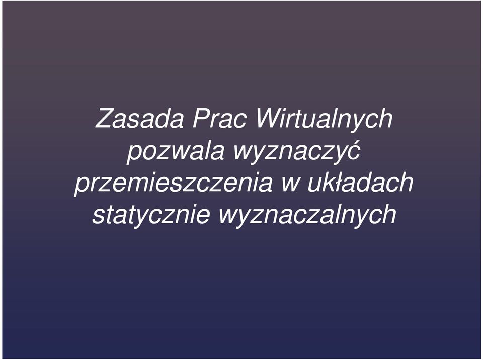 przemieszczenia w