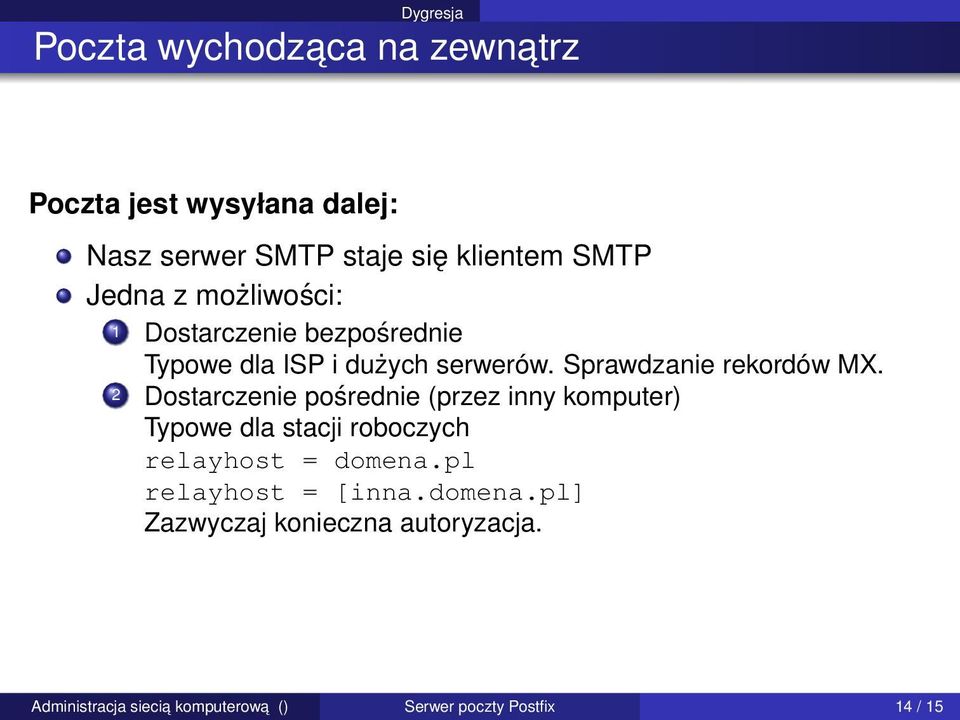 Sprawdzanie rekordów MX.