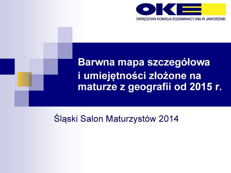 maturze z geografii od 2015